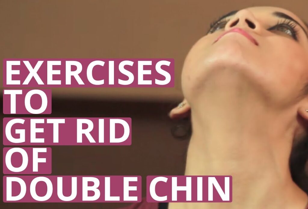 double chin exercise