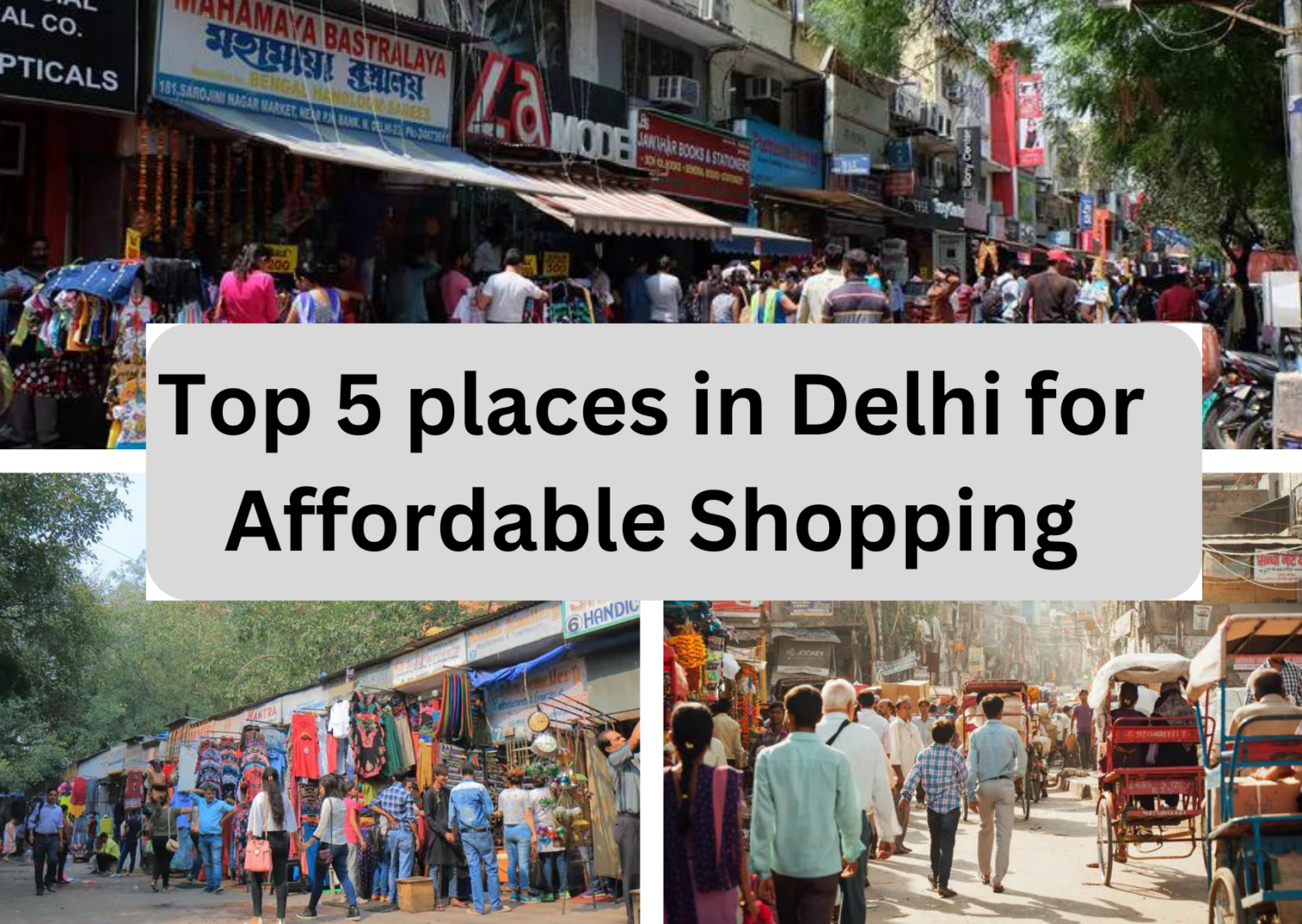 Top 5 places in Delhi for Shopping